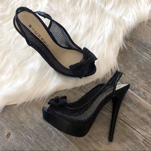 MICHAEL by MICHAEL SHANNON Peep Toe Bow Heels